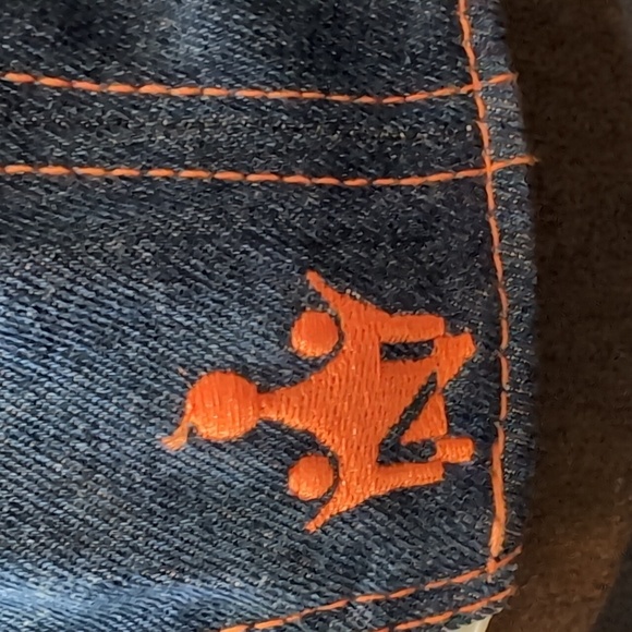 Notorious 2013,Denim Snapback Hat with Orange /Blue Logo. - Picture 5 of 9